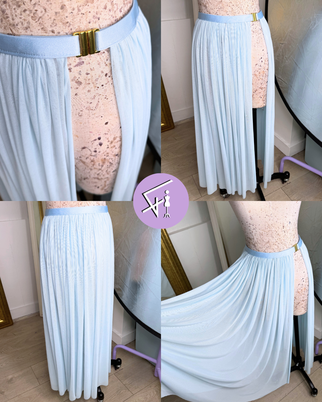 Buckle Closure Skirt