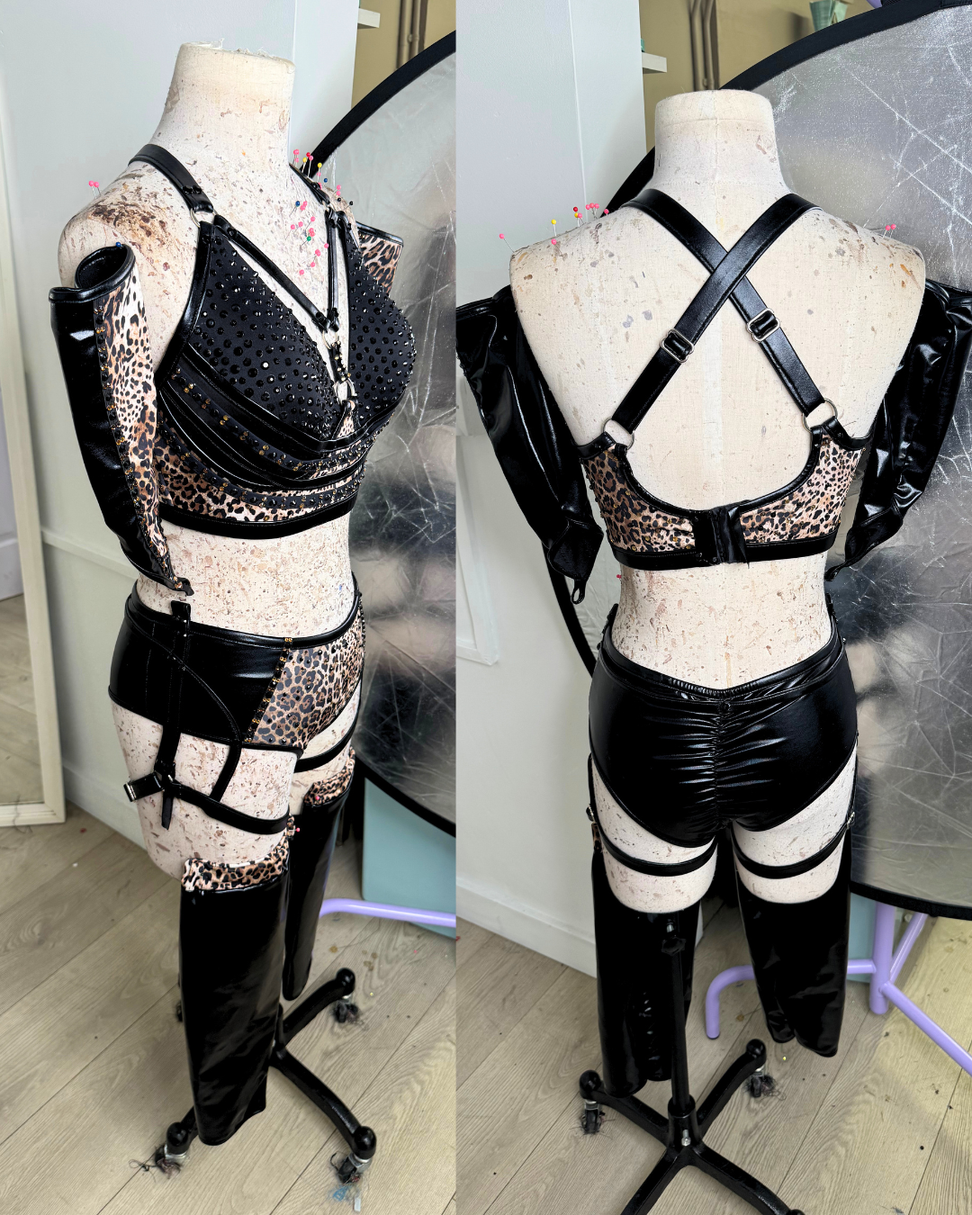 Jordan Leopard Wrestling Gear